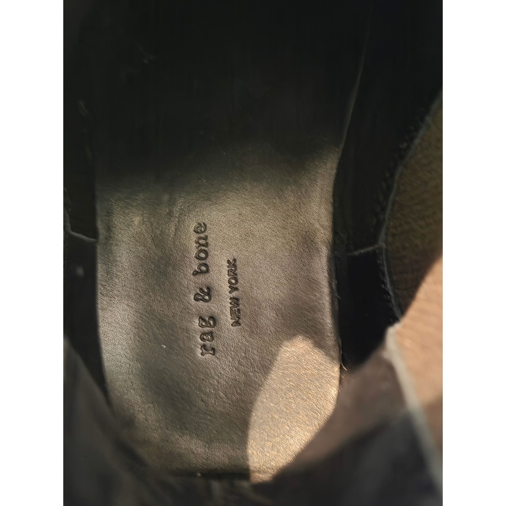 Rag & Bone Brown Distressed Leather Chelsea Boots Womens 37 US 7 Handmade Welt - Picture 5 of 9